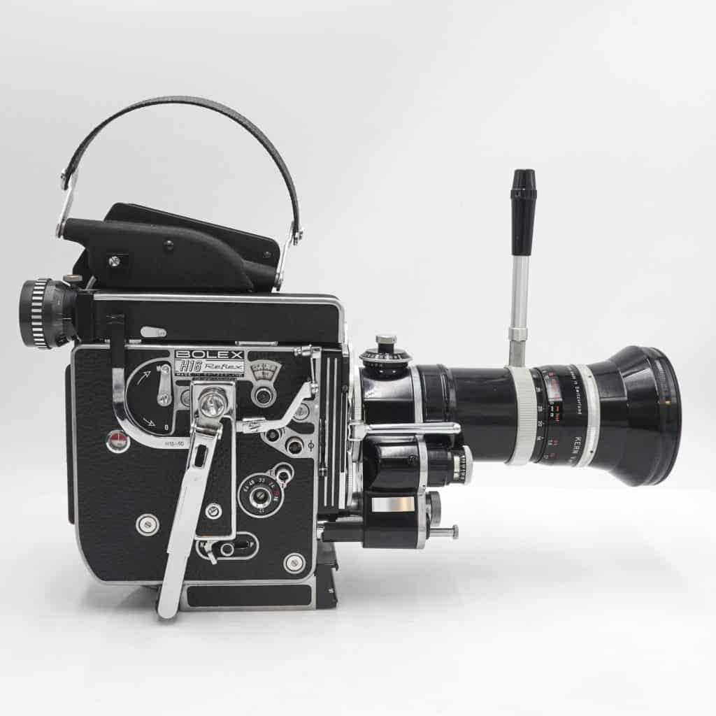 Paillard Bolex H16 Reflex REX5 16mm Cine Film Camera & 16-100mm f/1.9 RX Lenses