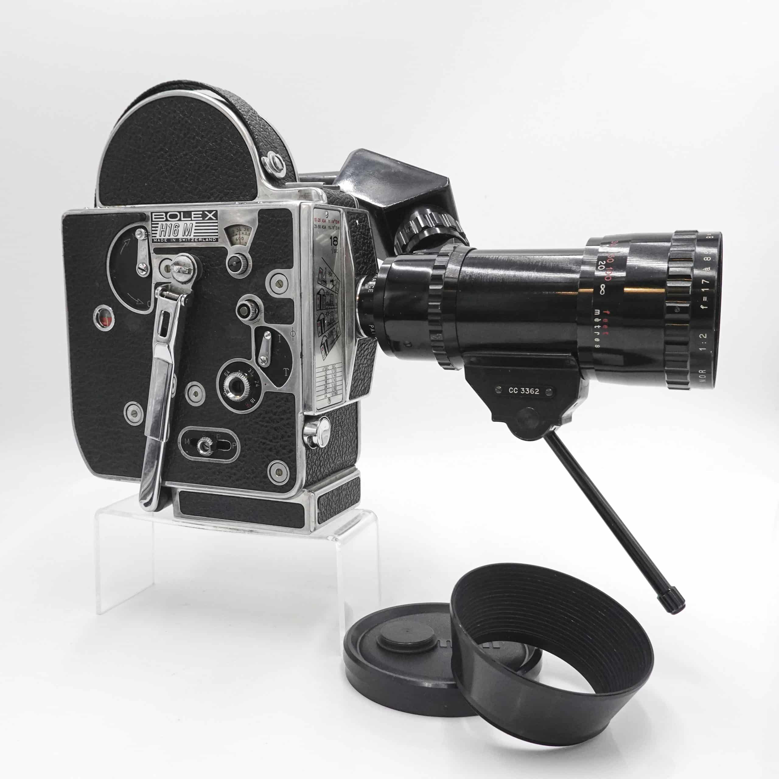 Paillard Bolex H16M3 H16-M3 Non-Reflex 16mm Cine Film Camera & 17-85mm f/2 Lens